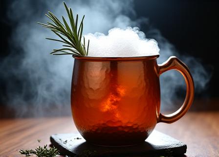 Uhrwerk Signature Cocktail im Kupferbecher
